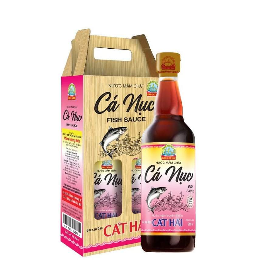 Mắm cá nục 25 độ đạm hộp 2 chai 500ml